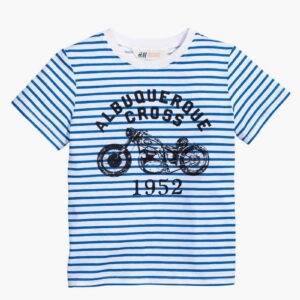 Boys Short Raglan Graphic Top